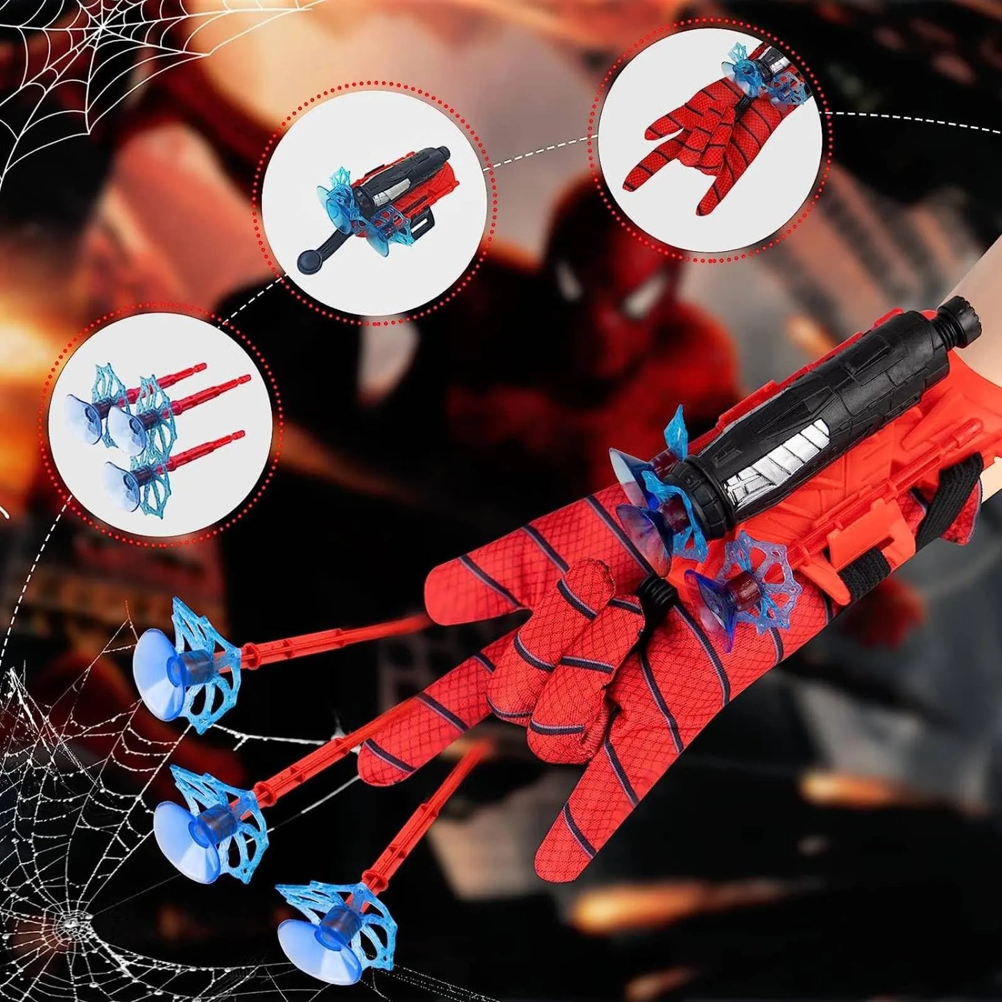 Spiderman Web Gloves