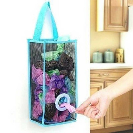 Plastic Shopping Bag Storage Basket Kitchen