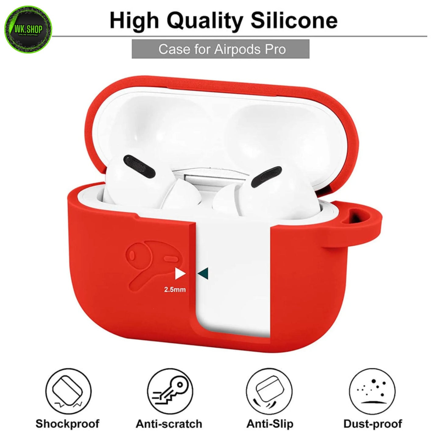 Silicon case/cover - 360 protection for your airpods